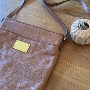 Lauren Ralph Lauren brown shoulder bag.
